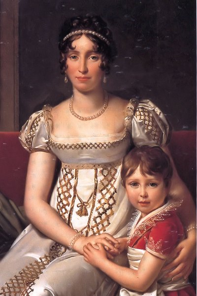 Hortense de Beauharnais avec son fils Napoléon Charles Bonaparte - Baron François Pascal Simon Gérard